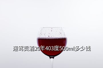 迎駕貢酒20年403度500ml多少錢