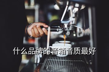 什么品牌的音箱音質(zhì)最好