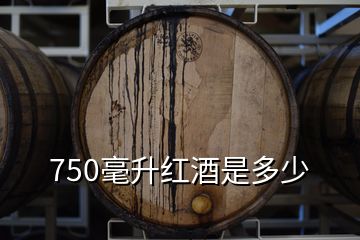 750毫升紅酒是多少