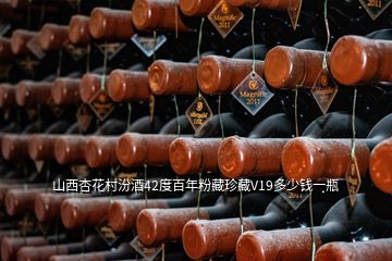 山西杏花村汾酒42度百年粉藏珍藏V19多少錢(qián)一瓶