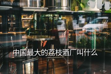 中國最大的荔枝酒廠叫什么