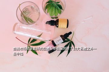 目前市場銷量最好的白酒有哪些品牌除了10大名酒之外一些中檔