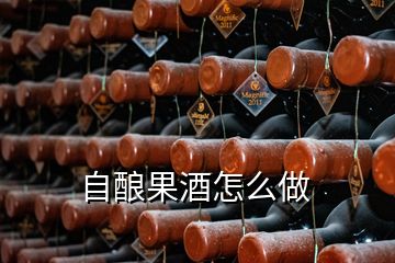 自釀果酒怎么做