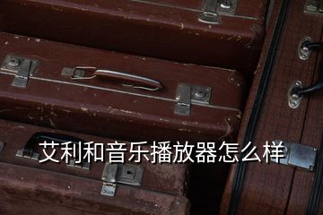 艾利和音樂播放器怎么樣