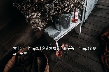 為什么一個(gè)mp3那么貴索尼艾利和等等一個(gè)mp3輕則兩三千重