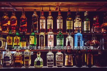 這酒大概多少錢(qián) 貴州品牌名酒團(tuán)購(gòu)婚宴用酒濃香型52度500ML白金酒