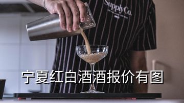 寧夏紅白酒酒報價有圖