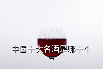 中國十大名酒是哪十個