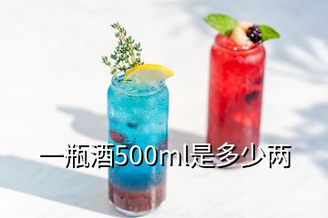 一瓶酒500ml是多少兩