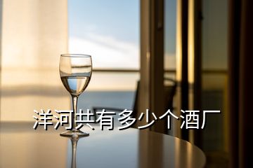 洋河共有多少個(gè)酒廠