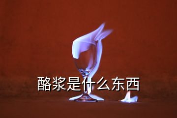 酪漿是什么東西