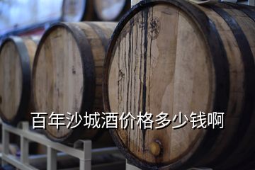 百年沙城酒價(jià)格多少錢啊