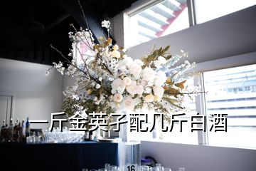 一斤金英孑配幾斤白酒