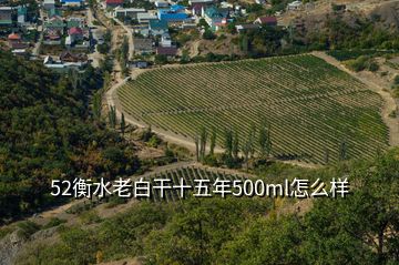 52衡水老白干十五年500ml怎么樣