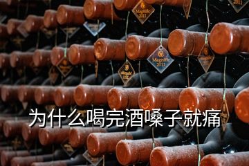 為什么喝完酒嗓子就痛