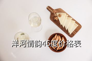 洋河情韻46度價(jià)格表