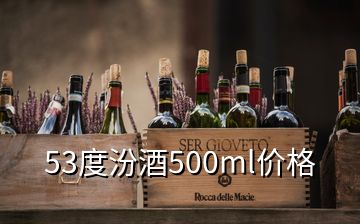 53度汾酒500ml價格