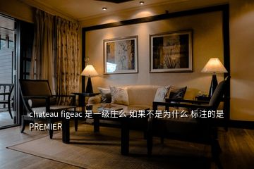 chateau figeac 是一級莊么 如果不是為什么 標(biāo)注的是 PREMIER