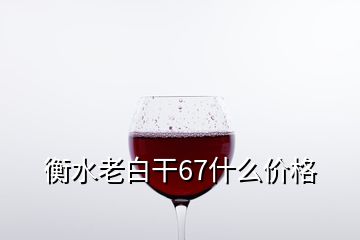 衡水老白干67什么價(jià)格