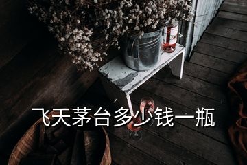 飛天茅臺多少錢一瓶