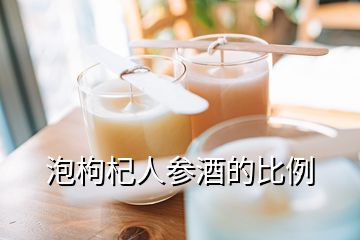 泡枸杞人參酒的比例