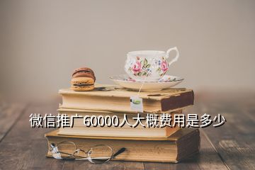 微信推廣60000人大概費(fèi)用是多少