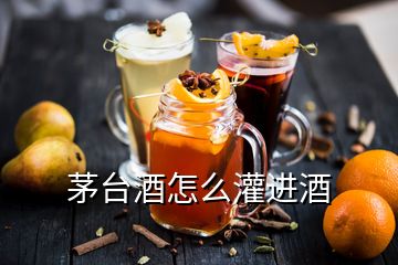 茅臺酒怎么灌進(jìn)酒