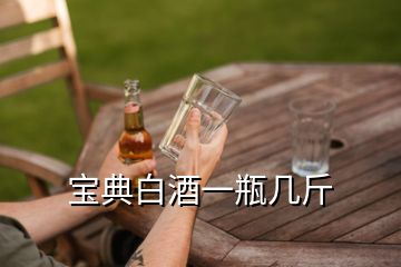 寶典白酒一瓶幾斤