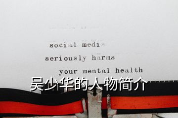 吳少華的人物簡介