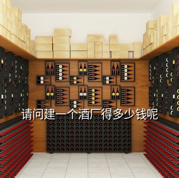 請問建一個酒廠得多少錢呢