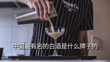 中國(guó)最有名的白酒是什么牌子的