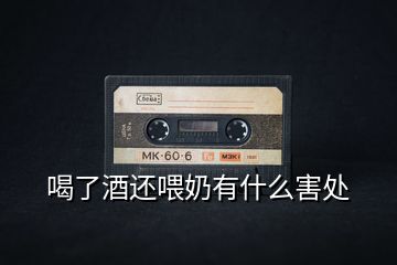 喝了酒還喂奶有什么害處
