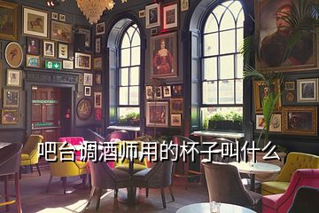 吧臺調(diào)酒師用的杯子叫什么
