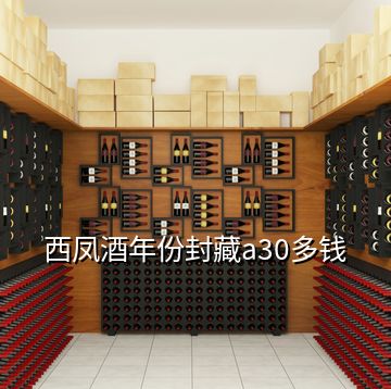 西鳳酒年份封藏a30多錢