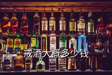 戒酒大概多少錢