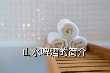 山水啤酒的簡(jiǎn)介