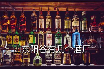 山東陽谷有幾個酒廠