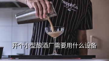 開個小型釀酒廠需要用什么設備