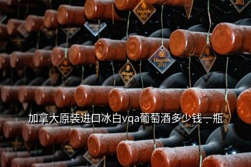 加拿大原裝進口冰白vqa葡萄酒多少錢一瓶