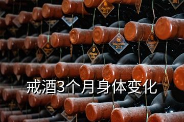 戒酒3個月身體變化