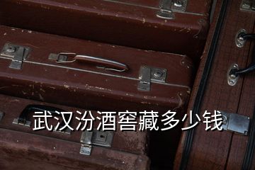 武漢汾酒窖藏多少錢