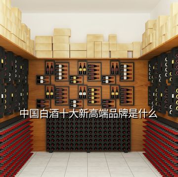 中國白酒十大新高端品牌是什么