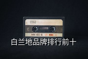 白蘭地品牌排行前十