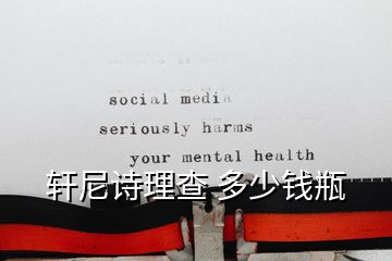 軒尼詩理查 多少錢瓶