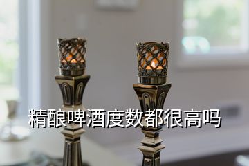 精釀啤酒度數(shù)都很高嗎