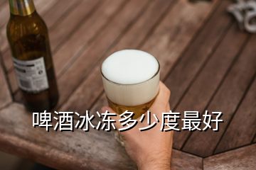 啤酒冰凍多少度最好