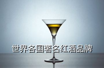 世界各國(guó)著名紅酒品牌