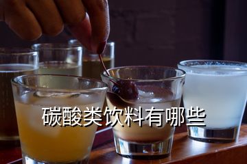 碳酸類(lèi)飲料有哪些