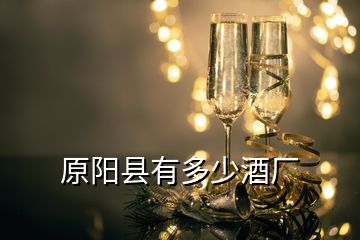 原陽縣有多少酒廠