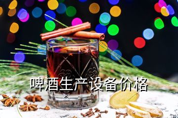 啤酒生產(chǎn)設備價格